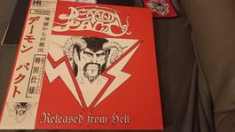 Demon Pact- Released..Red Marble Vinyl LP Heavy Metal