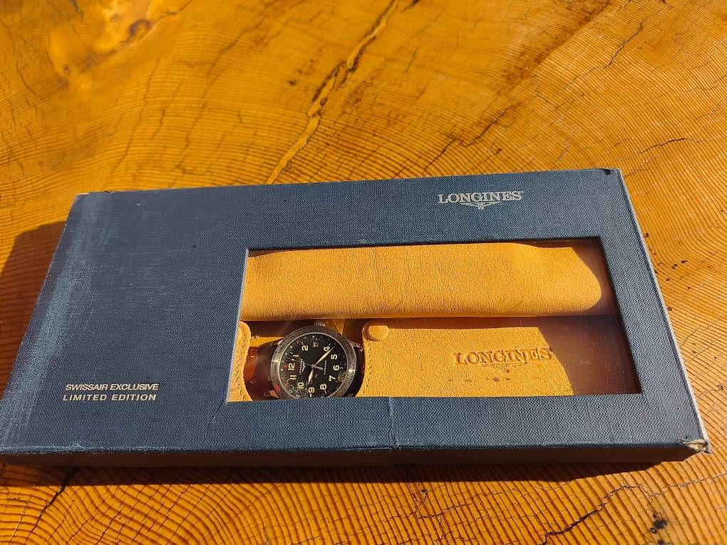 Orologi: Limit. ungetragene Longines World Timer Avigation Swissair  – Nuovo e nell'imballaggio originale da Disentis/Mustér venduto da Tattl1977 1