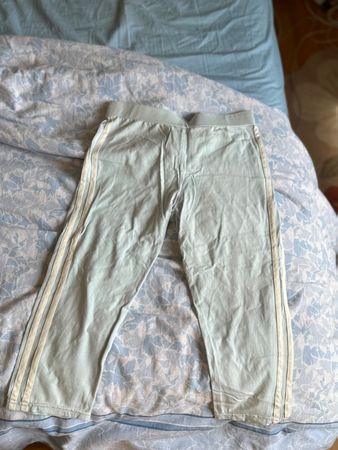 Pantaloni tuta donna azzurri con strisce laterali taglia S