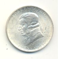 Österreich 2 Schilling 1932 HAYDN Silber fast unzirkuliert