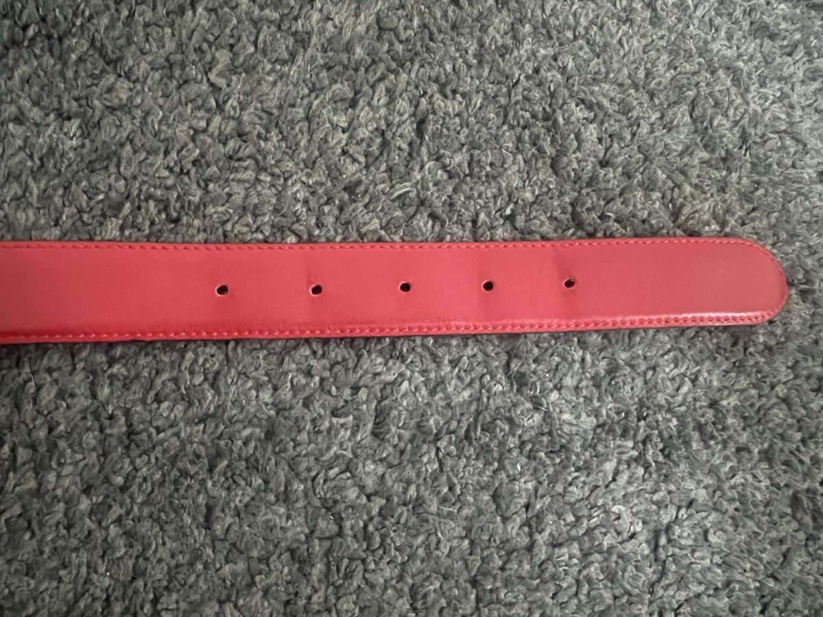 Moschino Cinture: Moschino Guertel, rot, Leder, Damenguertel – Usato da Effretikon venduto da Briga.S. 4