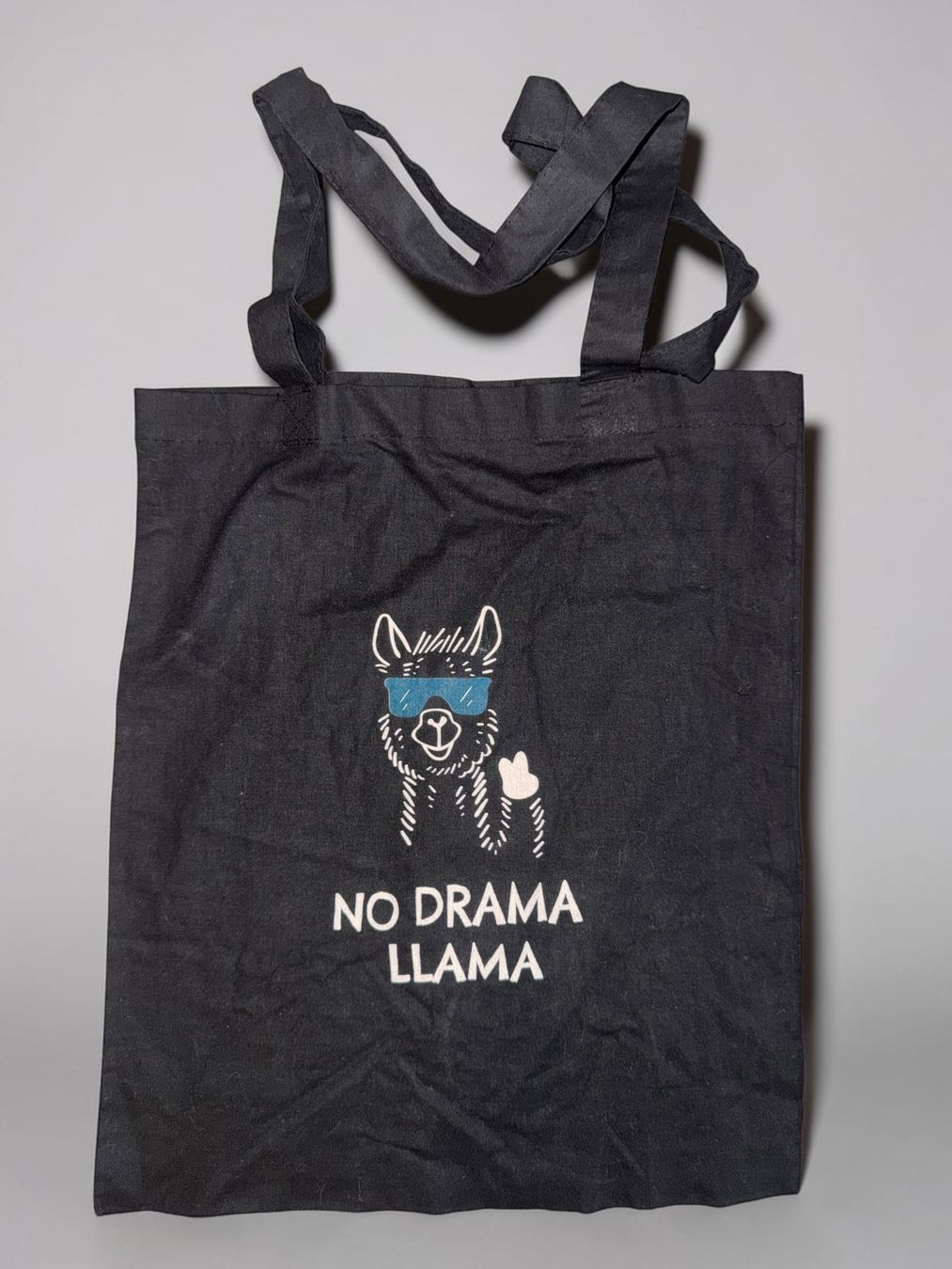 Taschen: Stofftasche No Drama Llama Schwarz – Neu (gemäss Beschreibung) aus Bern von MissionAusmisten