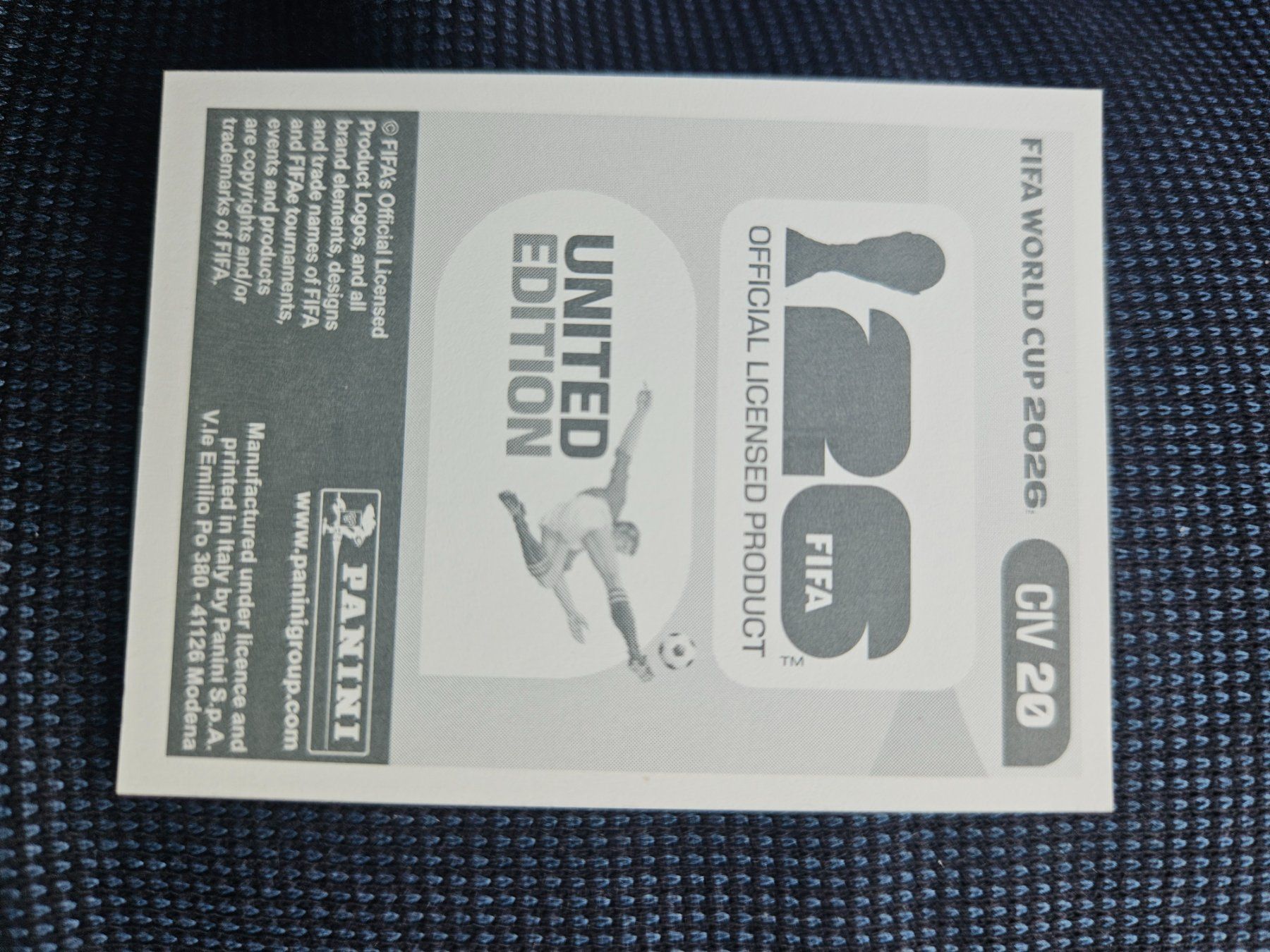 Panini Cartes à collectionner: CIV 20 – D'occasion à Würenlingen par Dinli 1