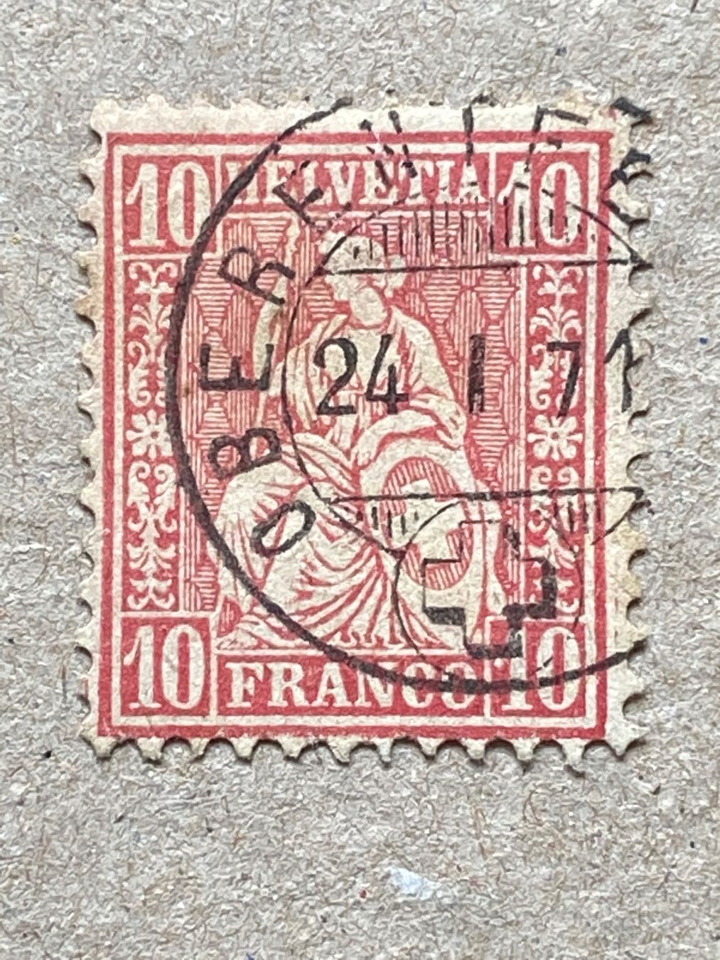 Tutti i francobolli: 38, Oberentfelden – Usato da Aarau venduto da hilde47