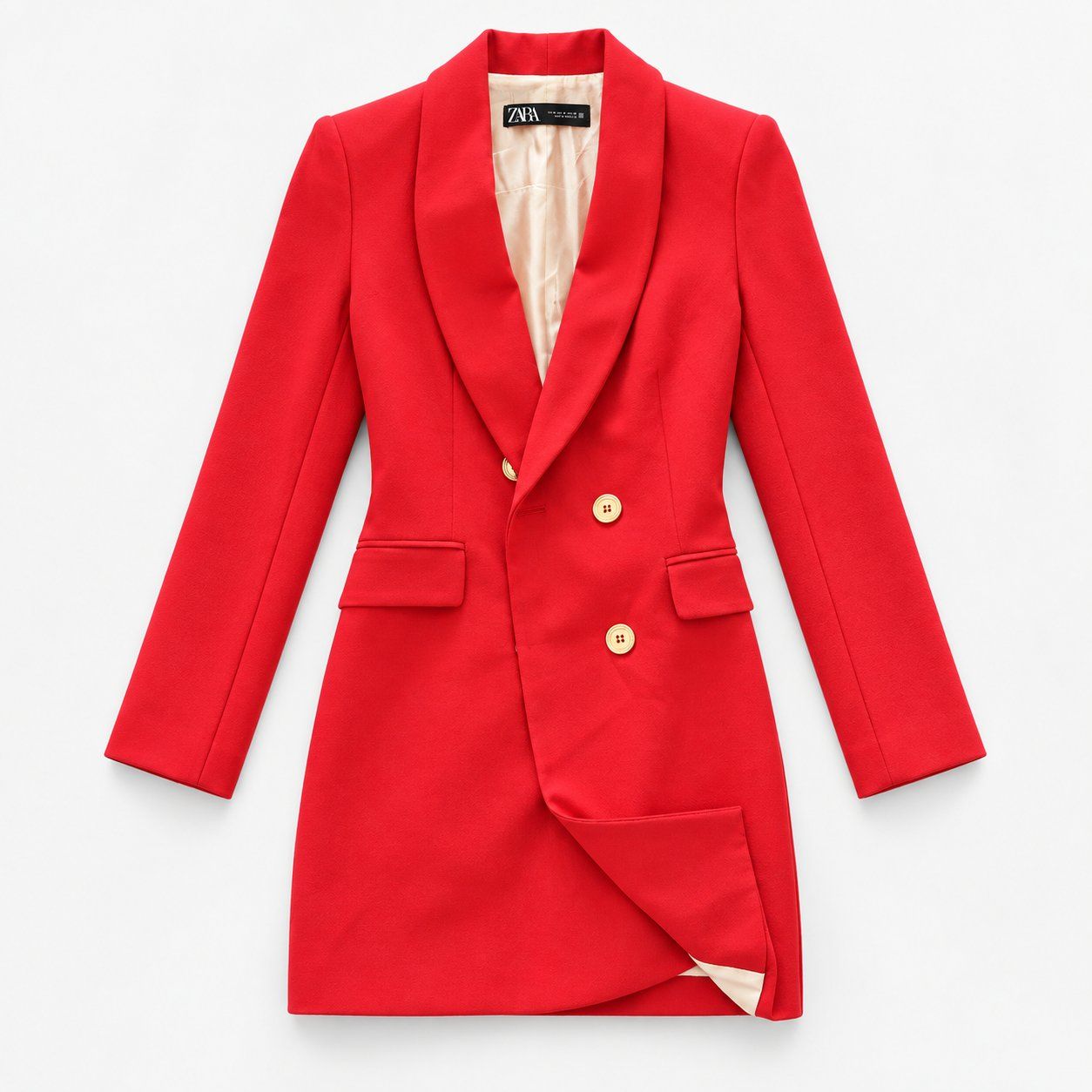 Zara Vestes: Zara red double-breasted blazer size M – D'occasion à Düdingen par its_sjd2 3