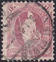 71E (Stehende Helvetia) von St.Gallen, K: 460.-, preiswert!