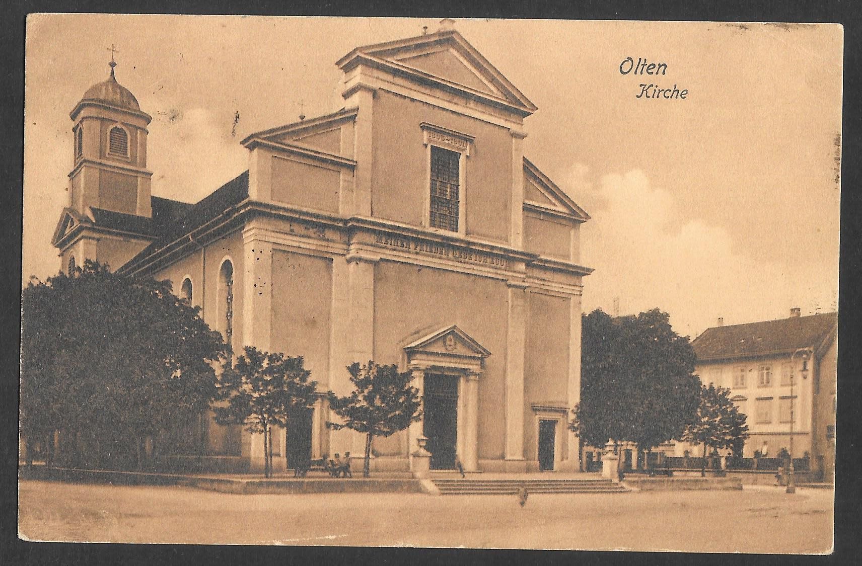 Cartes postales: Olten Stadtkirche – D'occasion à Olten par clotaldi
