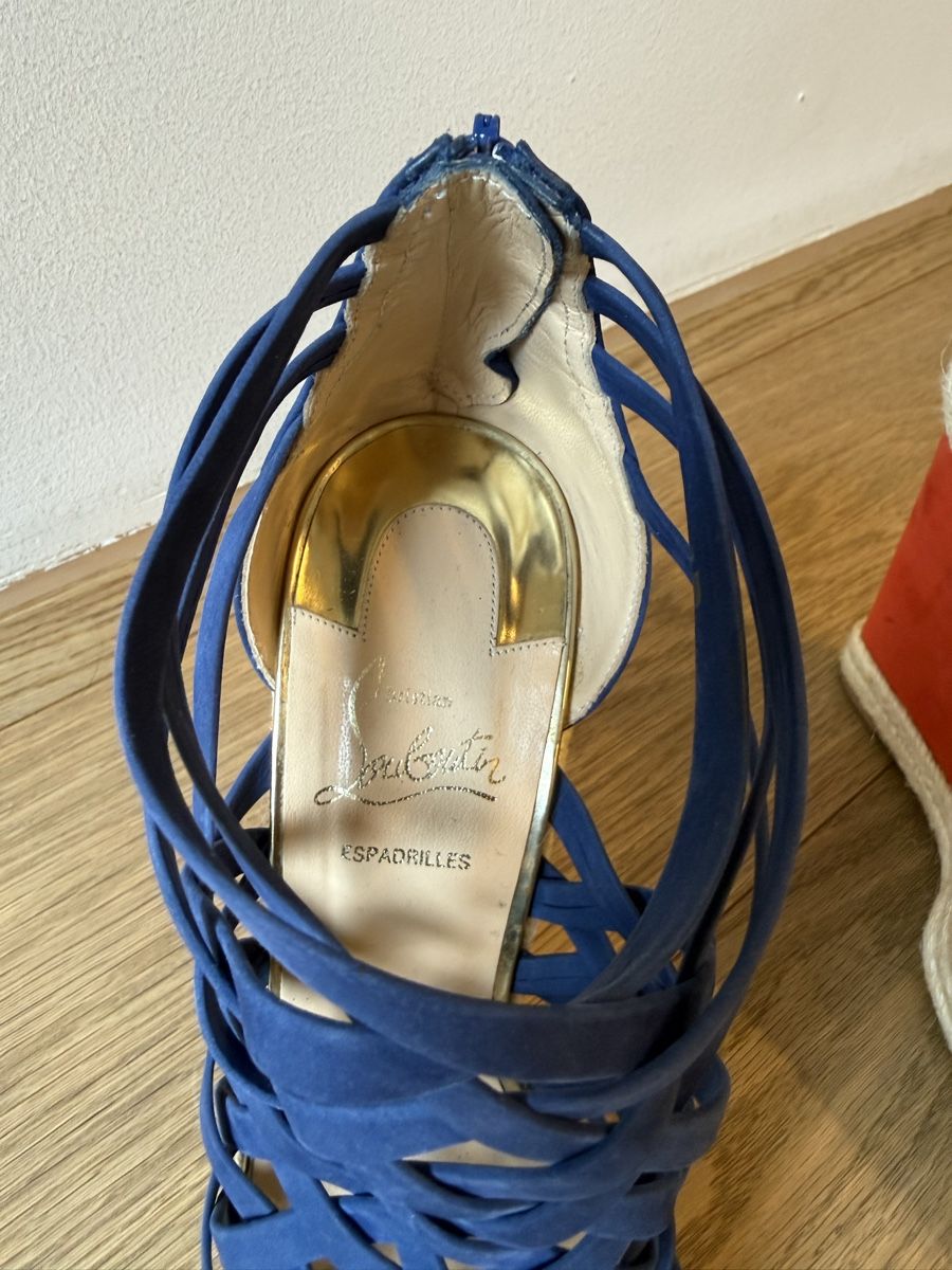 Christian Louboutin Damenschuhe: CHRISTAIN LABOUTIN wedge sandals – Neu (gemäss Beschreibung) aus Bäch SZ von jfog 1