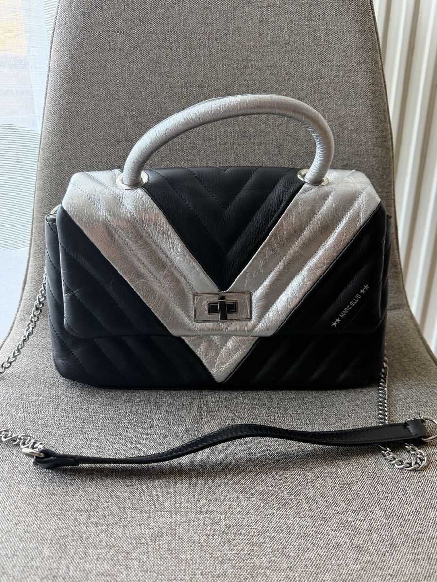 Vera Pelle Borse: Marc Ellis sac en cuir véritable – Usato da Fribourg venduto da VSL-LUXE-BRAND