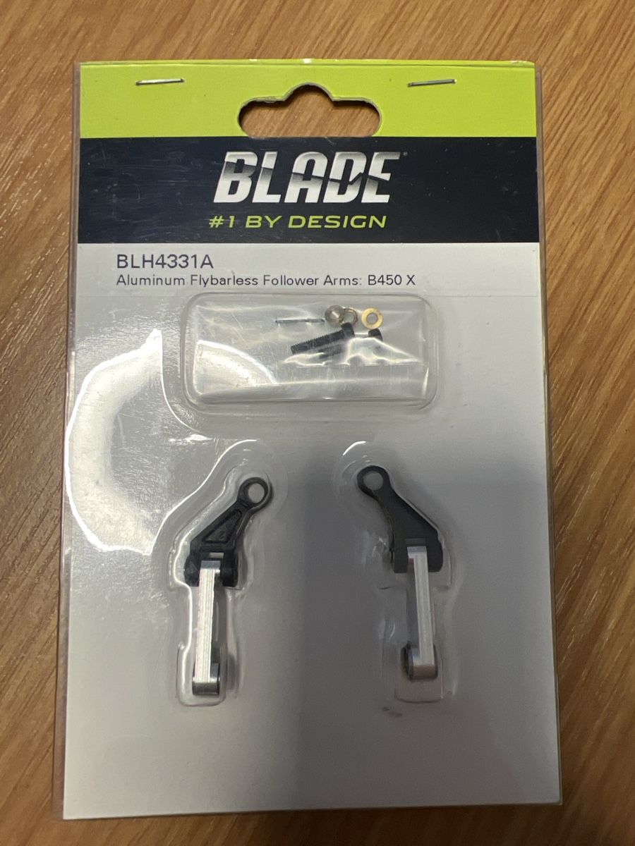Blade Modellismo RC: BLH 4331A, bras suiveurs FBL Blade 450 – Nuovo e nell'imballaggio originale da Genève venduto da bpi_982r