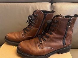 Remonte Chester Schnürstiefelette aus Leder Grösse 39