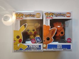 Funko Pop Pokemon Pikachu 353 + Vulpix 580
