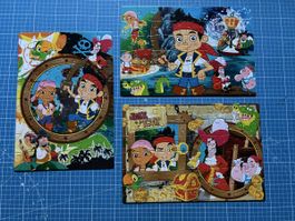 Disney Puzzle, Jake und die Nimmerland Piraten, 3x48