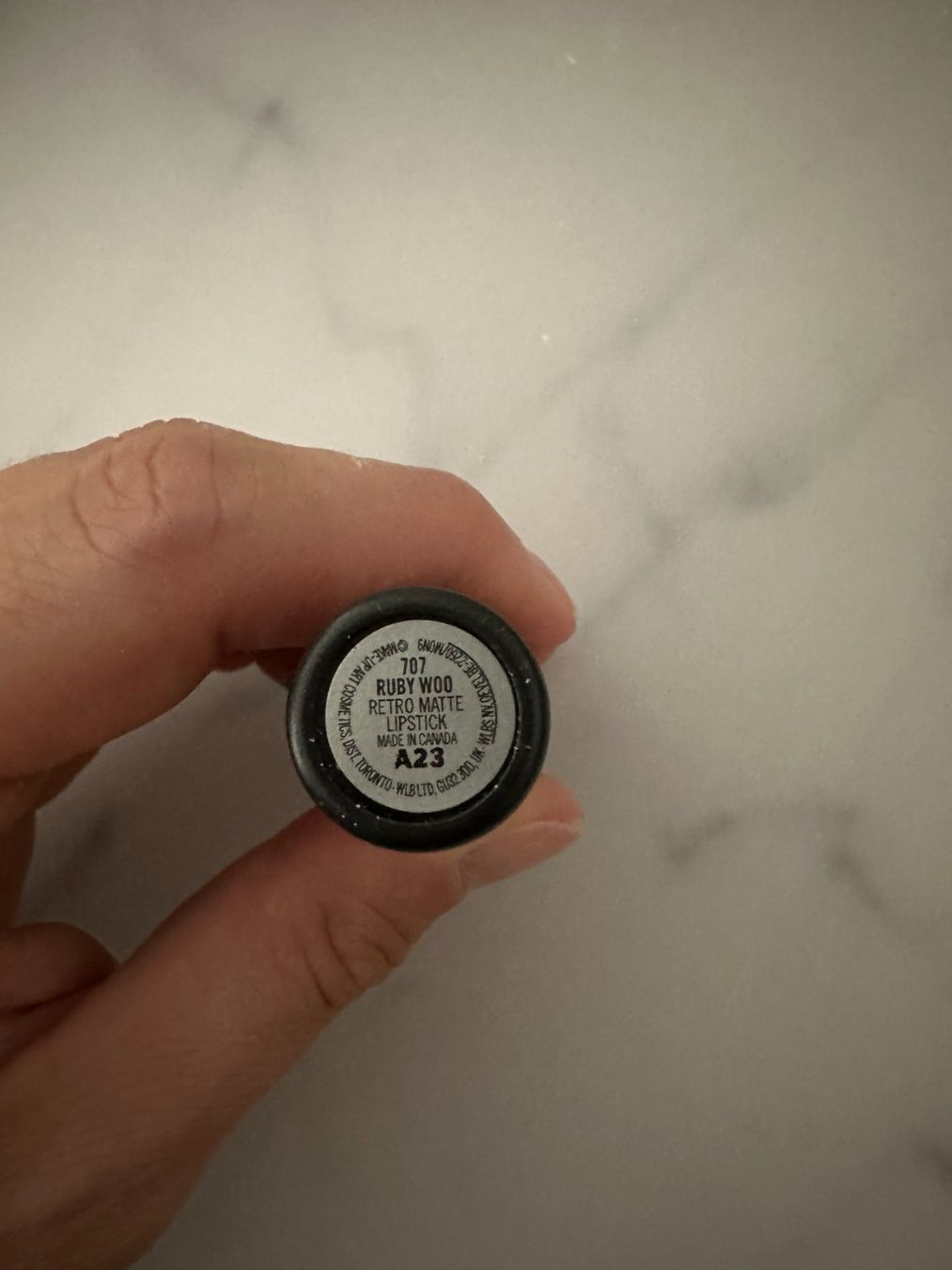 Mac Cosmetics Make-up: Mac retro matte lipstick 707 ruby woo – Nuovo (secondo la descrizione) da Courgevaux venduto da Qwertz111320 1