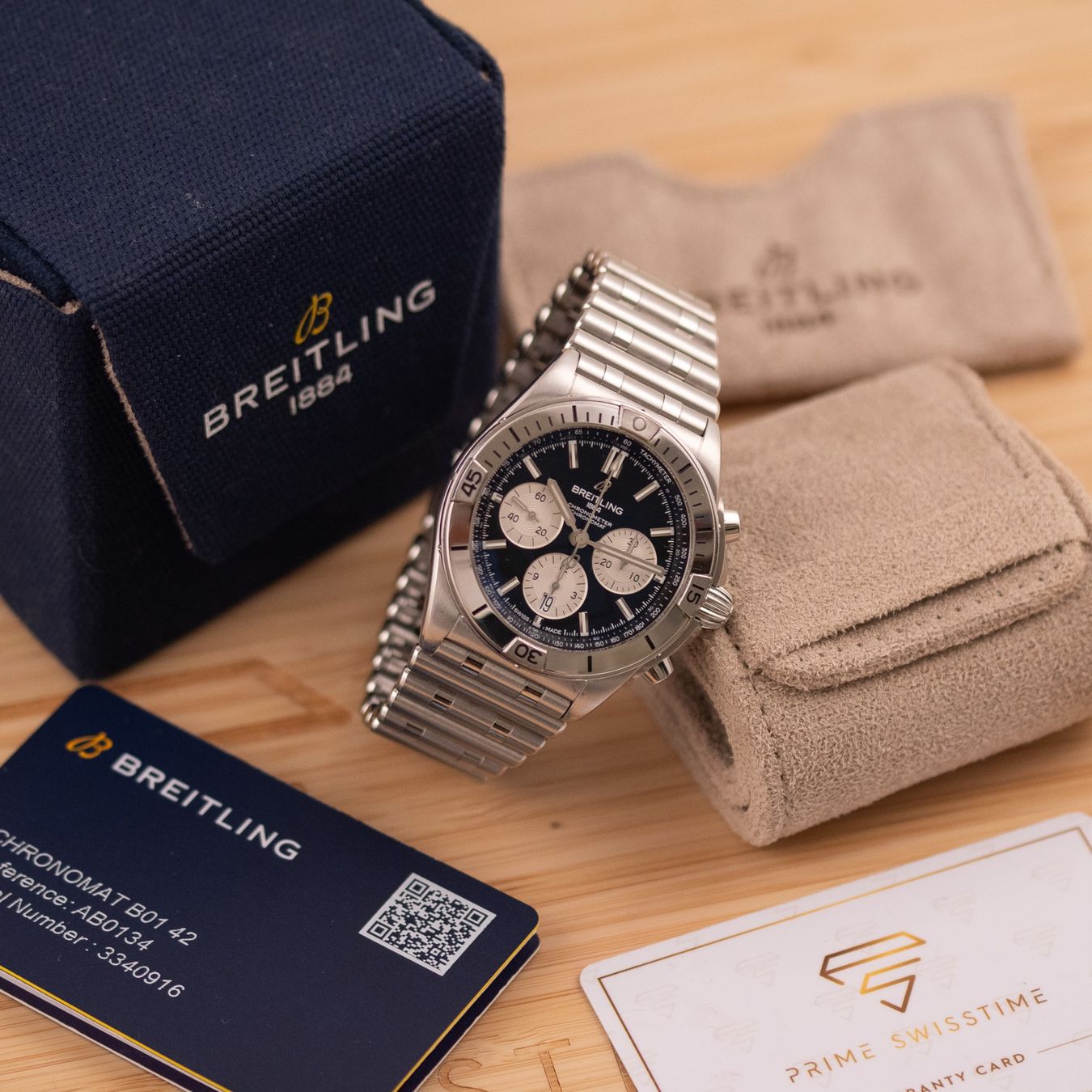 Breitling Orologi: Breitling Chronomat / AB0134101B2A1 / 2024 / Full Set – Usato da Luzern venduto da PrimeSwissTime 9