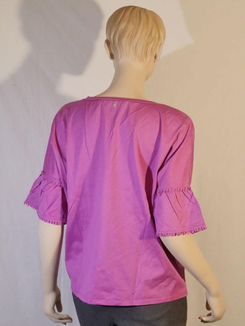 Max Mara T-Shirts: Max Mara Shirt / Halbarmshirt fuchsia Gr. S – Gebraucht aus Lustmühle von Glatisant 3