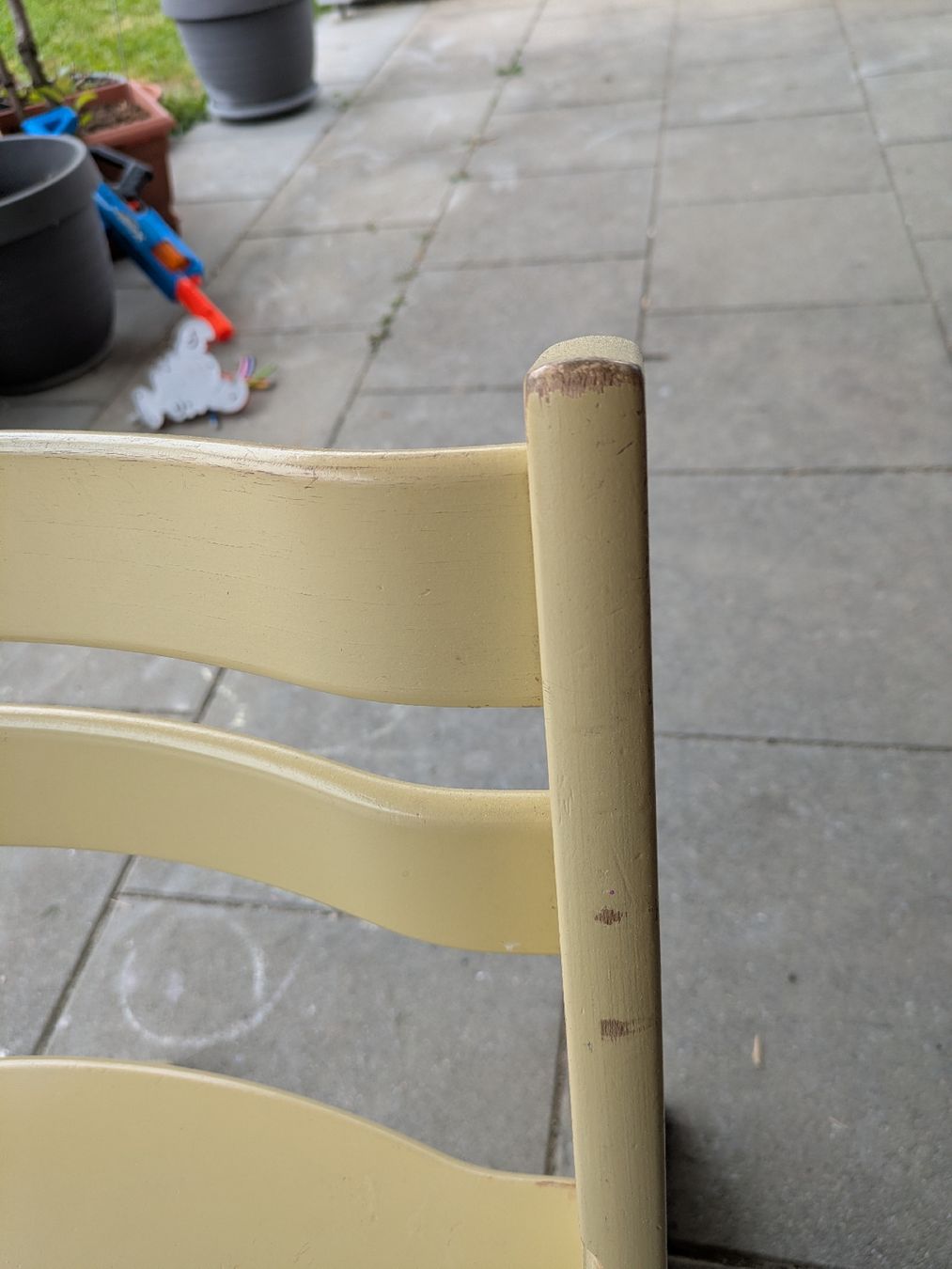 Stokke Seggioloni: Gebrauchter Stokke Tripp Trapp Kinderstuhl, hellgelb. – Usato da Langenthal venduto da Zwirbu1 3