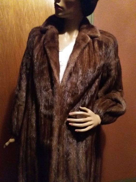 Pelzmantel Kunstpelz Pelzmantel Damen Gebraucht Schöner Nerz Pelz