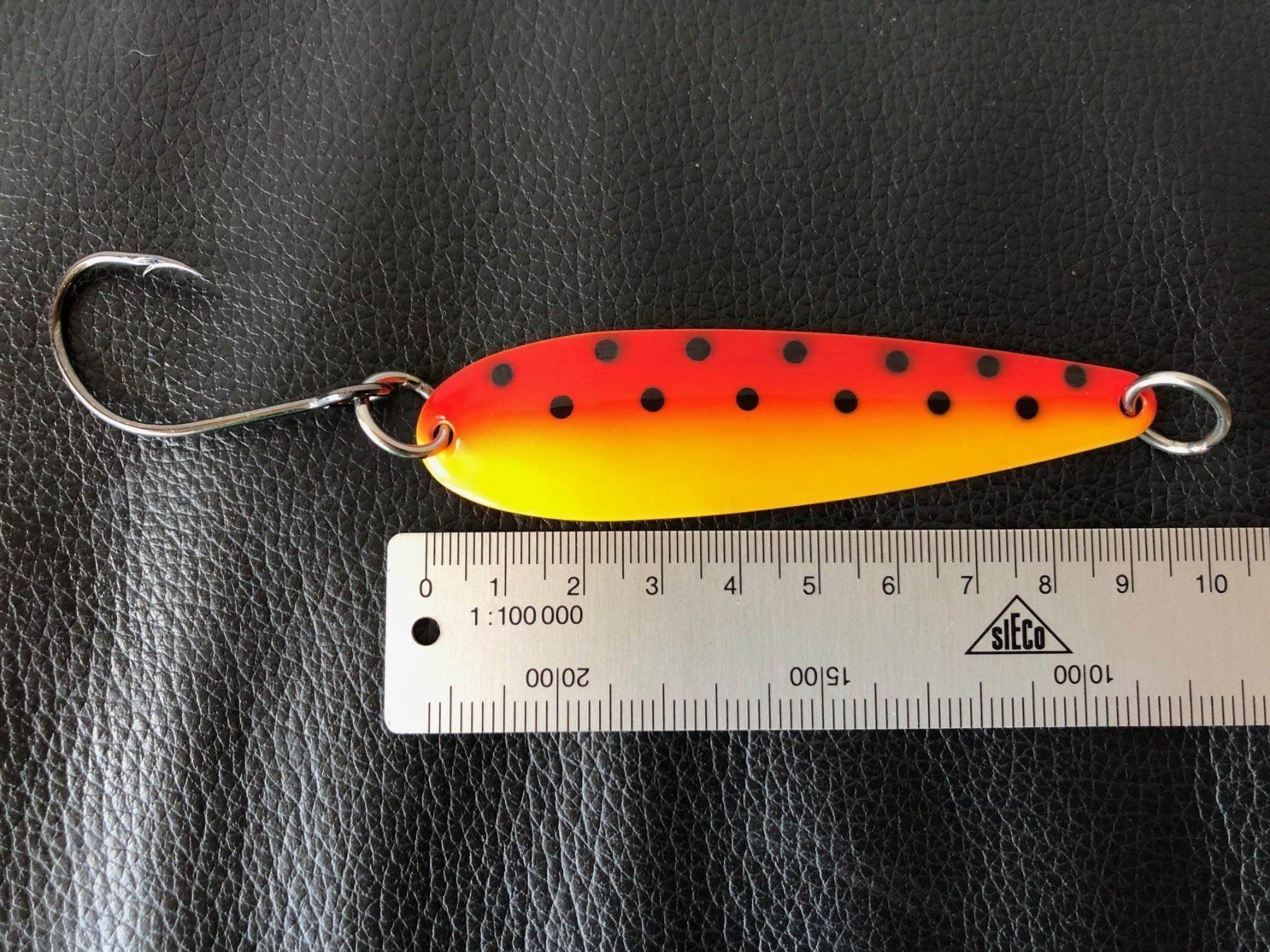 Köder: Schlepplöffel Glow Brown Trout ca. 95 mm – Neu (gemäss Beschreibung) aus Arbon von Helmuth 2