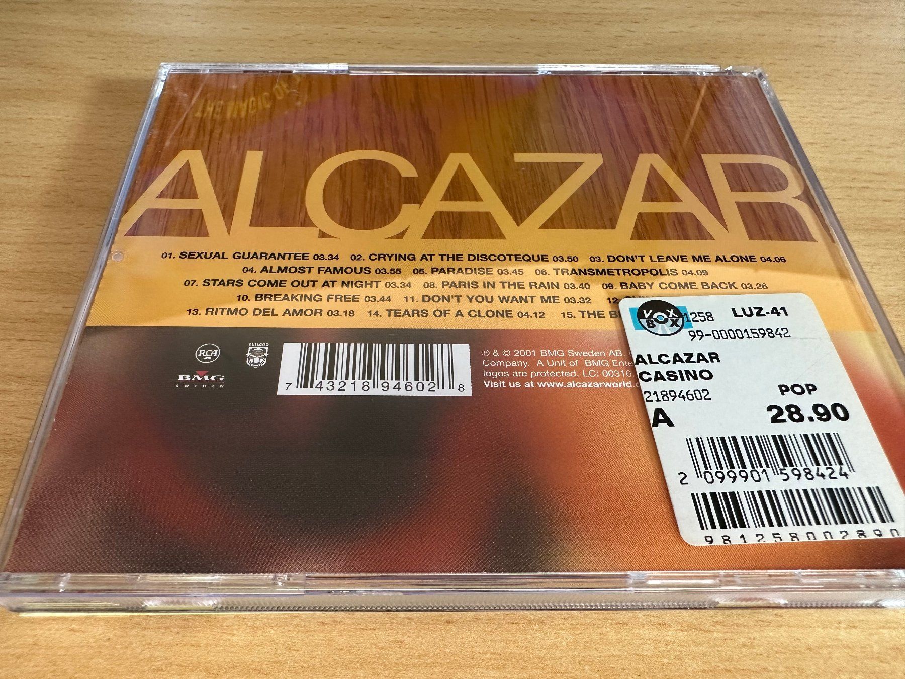 CDs: Alcazar – Casino – Gebraucht aus Rikon im Tösstal von Alpenmutz 1