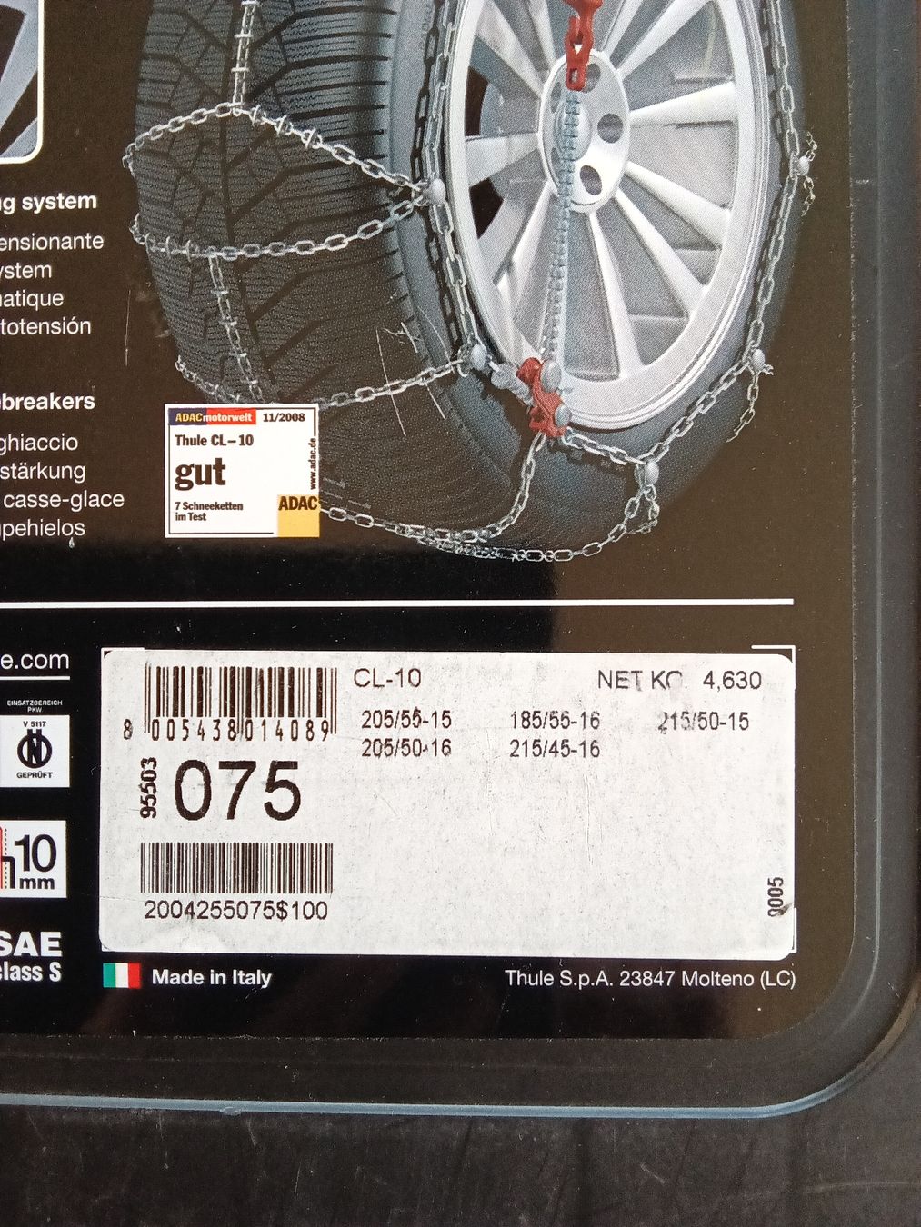 Catene da neve: Schneeketten Thule CL-10 – Nuovo (secondo la descrizione) da Winterthur venduto da Smi9990 1