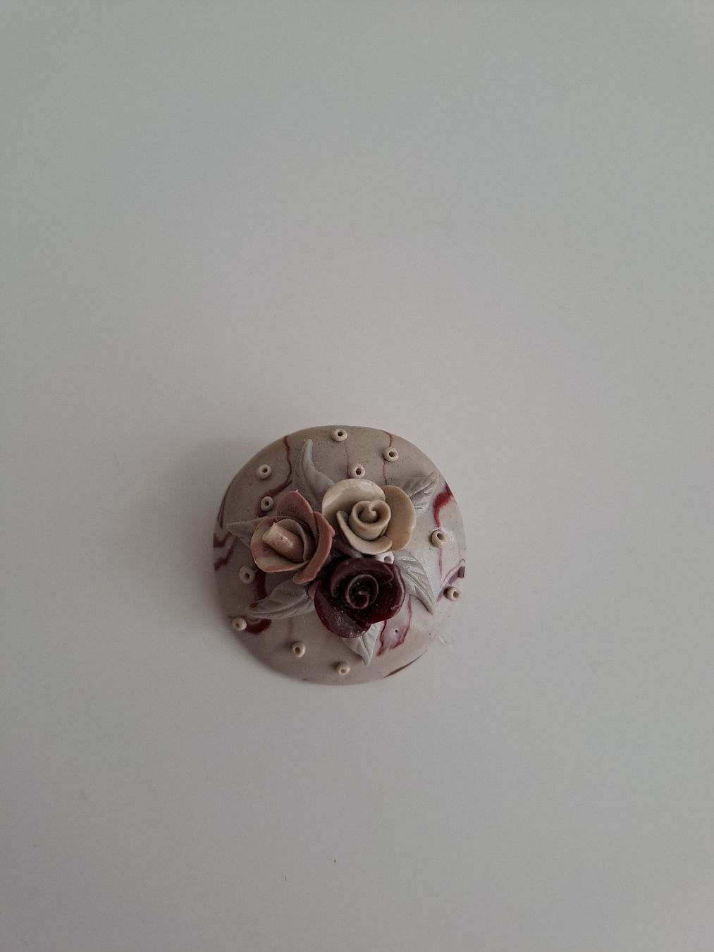 Spille & Fermagli: Wunderschöne Brosche mit Rosen-Applikation, Schmuck – Usato da Münchenbuchsee venduto da Babsique