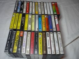 43x MC Kassetten Pop & Rock 70s 80er Jahre TOP Sammlung