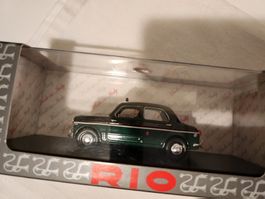 Taxi di Milano 1956 Fiat 1100 drin Fahrer Figur 1.43 neu OVP