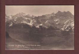 MONT BLANC et DENTS DU MIDI vus de Bretaye - 1912