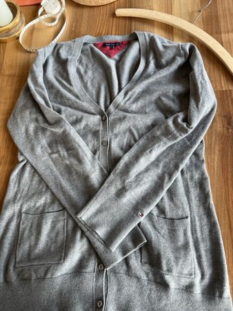 Strickjacke Tommy Hilfiger grau
