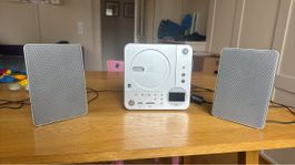 CD Player mit Lautsprechern