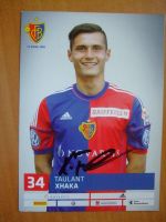 TAULANT XHAKA EX-FUSSBALLER FC BASEL AUTOGRAMMKARTE