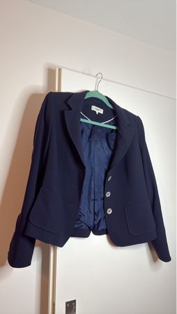 Navy Blue Blazer - Perfect for Spring and Summer Evenings