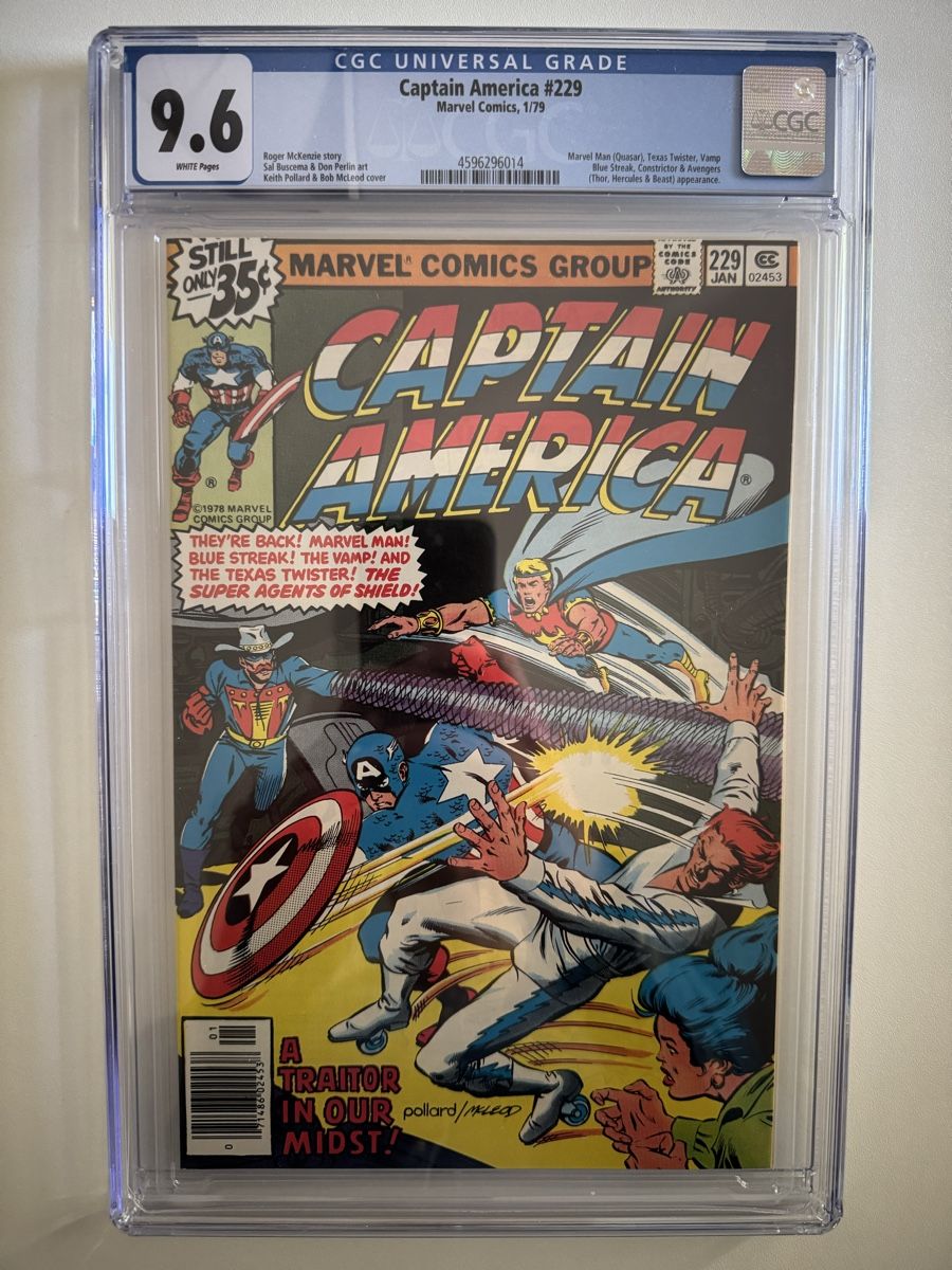 Fumetti: Captain America #229 (Marvel Comics, Januar 1979) – Usato da Amriswil venduto da MA_GA