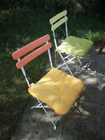 Lot de 2 chaises de jardin pliantes