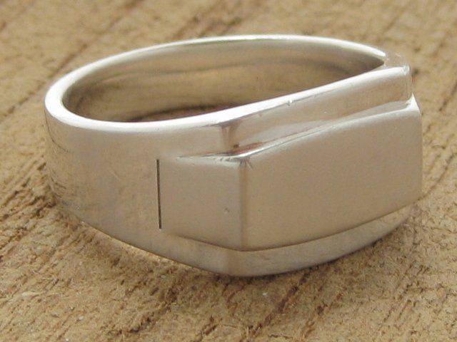 Anelli: Vintage Ring Silber 925 + MP Gravurplatte – Usato da Ermatingen venduto da Decovin 4