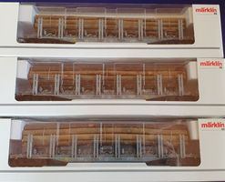 MÄRKLIN: SBB RUNGENWAGENSET MIT STAMMHOLZ BELADEN 47149 OVP