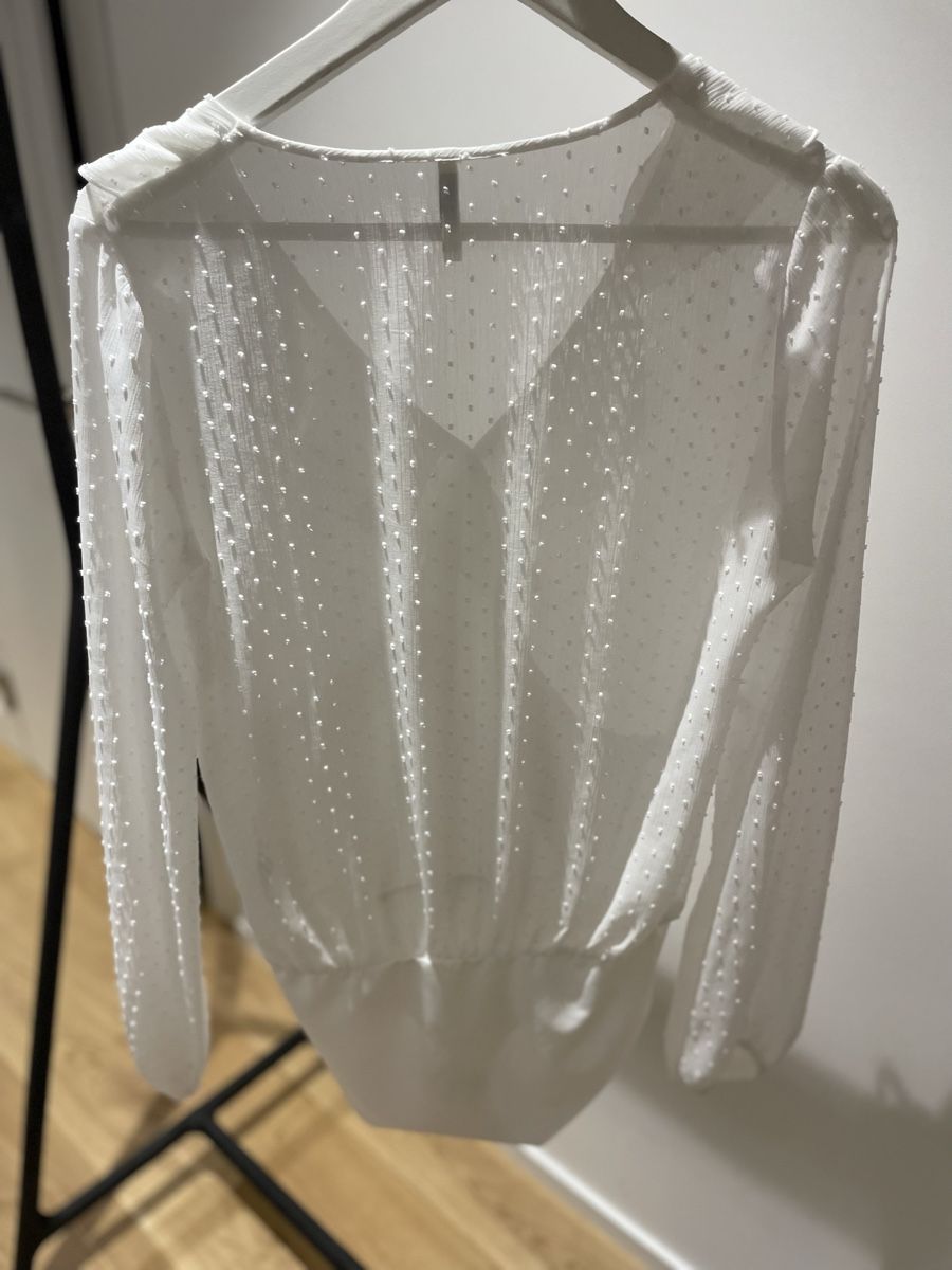 Stradivarius Camicette: Weisser Body von Stradivarius, Gr. S – Nuovo (secondo la descrizione) da Arbon venduto da llaauraa 1