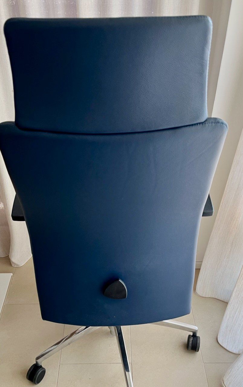 Sedie: Chaise de bureau en cuir – Usato da Nyon venduto da sra_8hxr 2