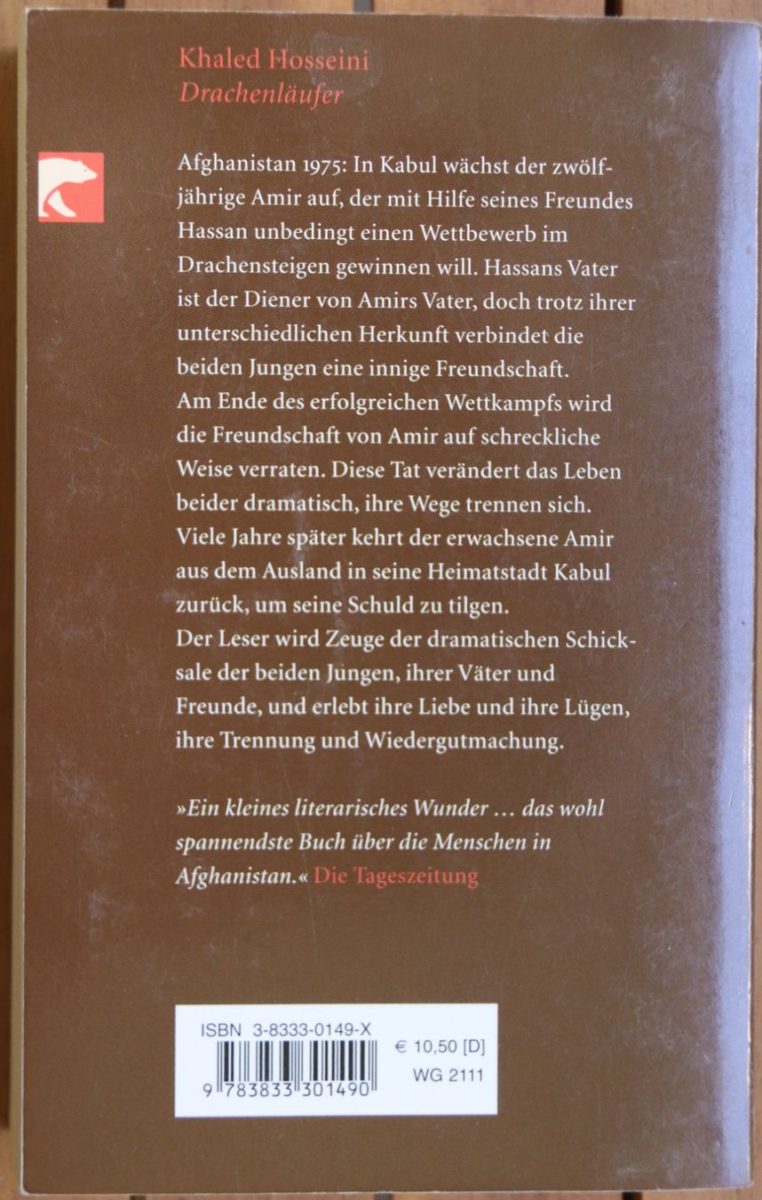 Libri: Drachenläufer von Khaled Hosseini – Usato da Glattfelden venduto da Vrenely 1