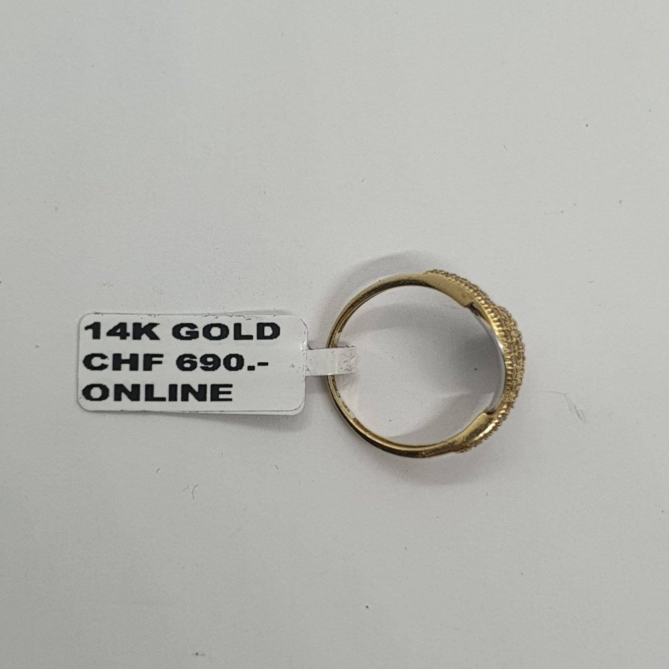 Anelli: Echt 14K Gold Ring – Usato da Luzern venduto da Luzern-Goldhaus 1