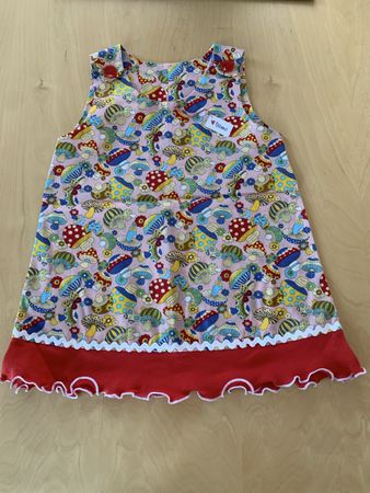 Neues hübsches, buntes Mädchen-Sommerkleidchen, Gr. 92/98