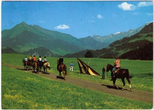Cartes postales: Leysin - Reiter – D'occasion à Binningen par Mountainrider