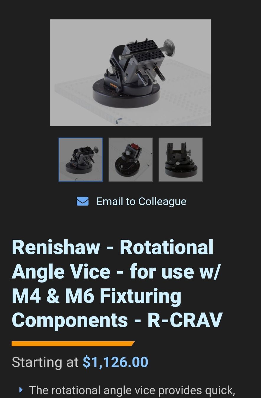Renishaw Messen: Messschraubstock Renishaw Messhalter – Gebraucht aus St. Margrethen SG von Robo069 3