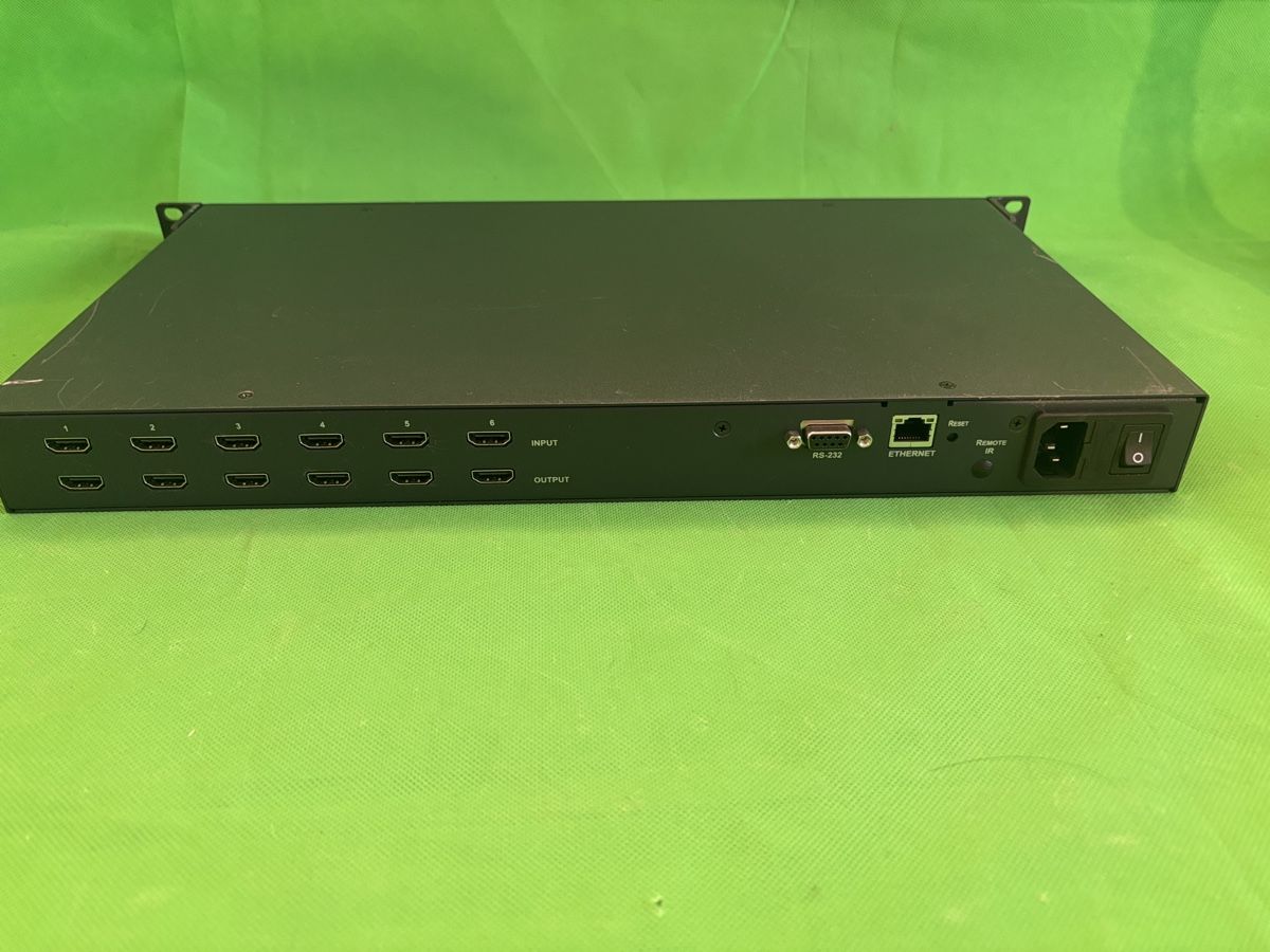 Hub & Switch: Kramer VS-66HN 6x6 HDMI Matrix Switcher – Usato da Kilchberg ZH venduto da bionicdog 3