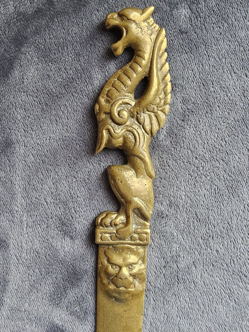 Sonstiger Bürobedarf: Antiker Messing Brieföffner Letter opener China – Gebraucht aus Zürich von sanwit 2