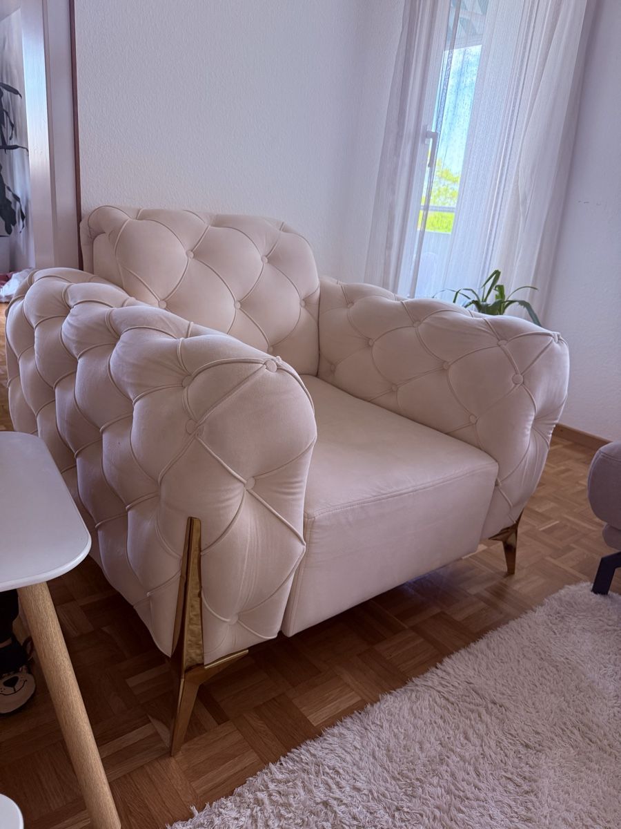 Poltrone: Sessel beige – Nuovo (secondo la descrizione) da Riehen venduto da daj_h5pf