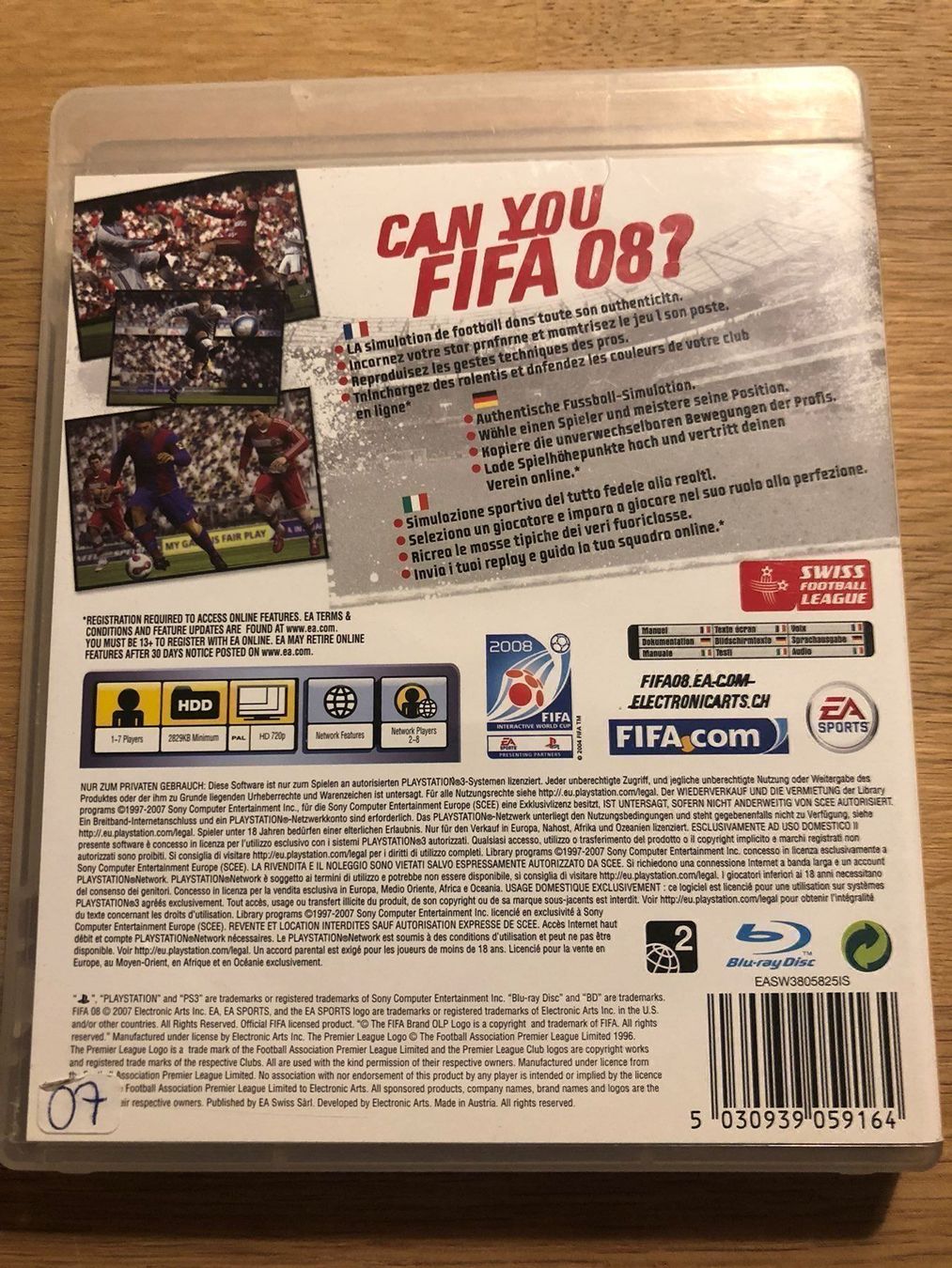 Sony Giochi: FIFA 08 für Sony PS3 – Usato da Kestenholz venduto da Inna09 1