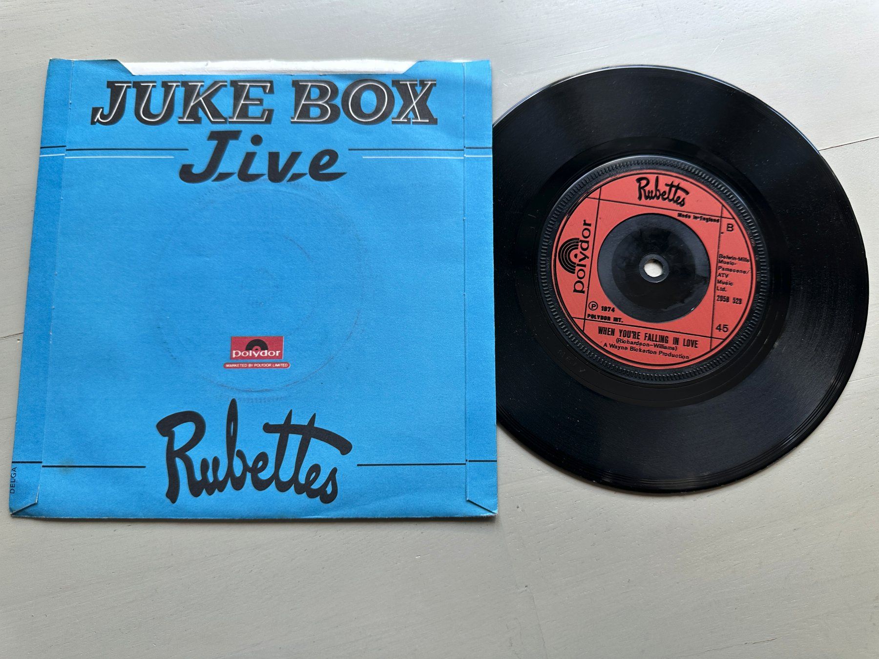 Dischi in vinile: RUBETTES tolle Single Juke Box Jive Kult Glam 70's UK diff – Usato da Basel venduto da Partridge 1
