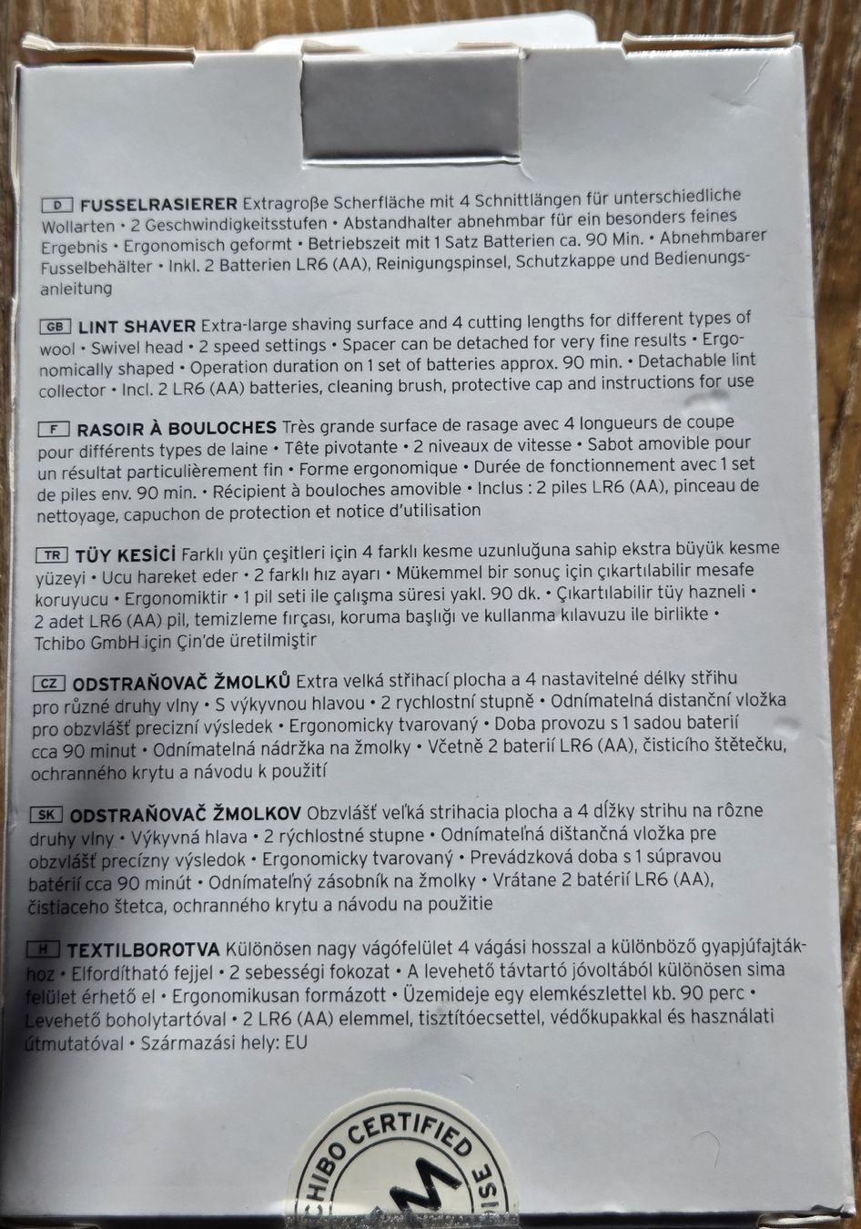Rasoi & Lamette da barba: Fusselrasierer NEU von Tchibo – Nuovo e nell'imballaggio originale da Grosshöchstetten venduto da Dirue 2